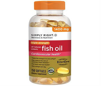 Triple Strength Fish Oil Simply Right Review - For Cognitive And Cardiovascular Support