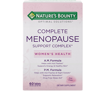 Nature's Bounty Complete Menopause Support Complex Review - For Relief From Menopause Symptoms