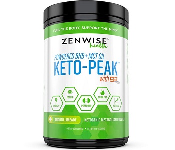 Zenwise Health Powdered BHB and MCT Keto-Peak Review - For Weight Loss