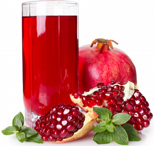 Pomegranate Juice and Fruit