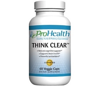 ProHealth Think Clear Review - For Improved Cognitive Function And Memory