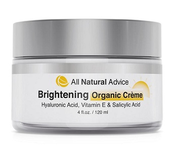 All Natural Advice Brightening Organic Crème Review - For Brighter and Healthier Looking Skin