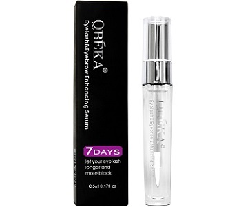 QBEKA Eyelash & Eyebrow Enhancing Serum Review - For Fuller Longer Looking Lashes and Brows